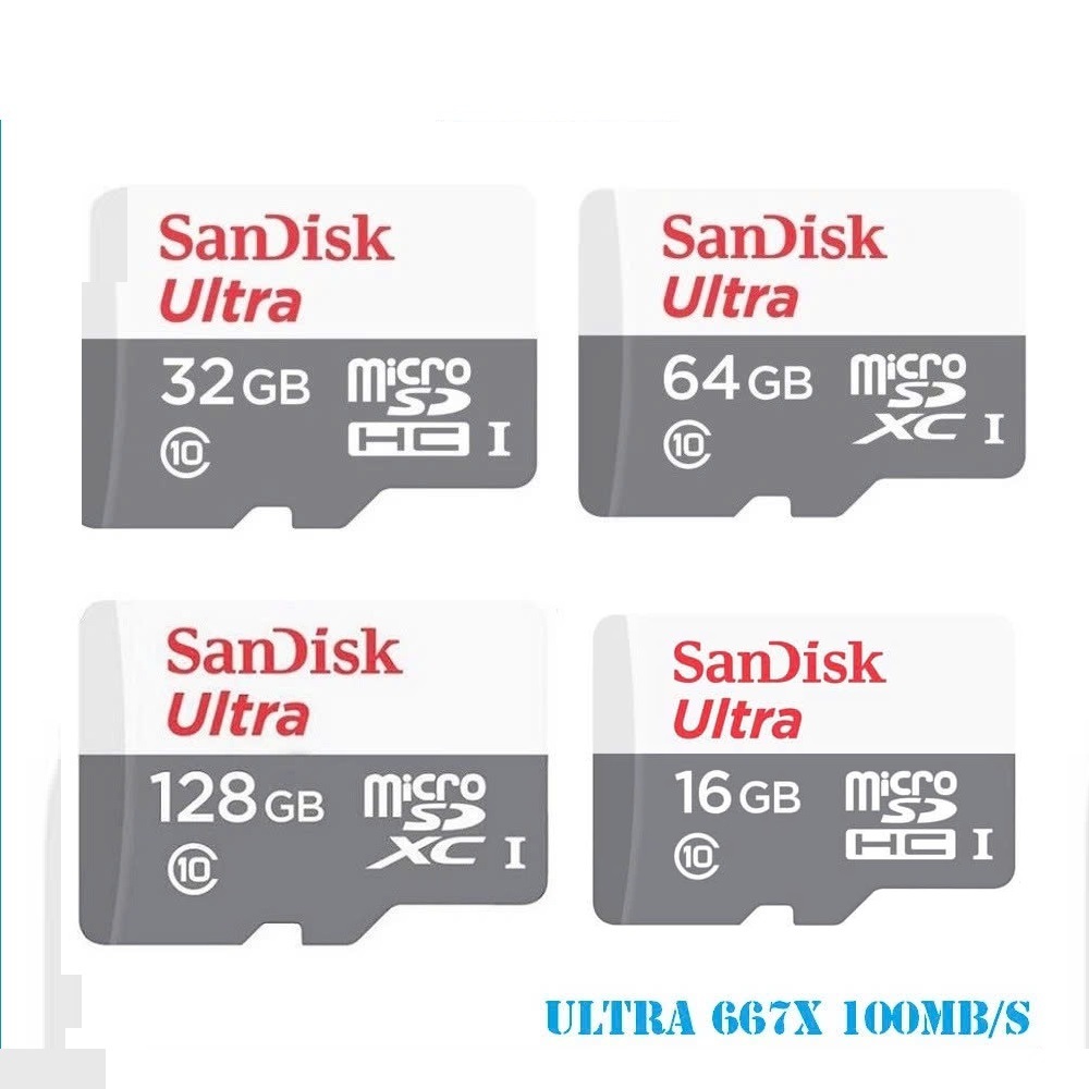 Thẻ nhớ MicroSDXC SanDisk Ultra 16GB / 32GB / 64GB / 128GB 667 x 100MB/s