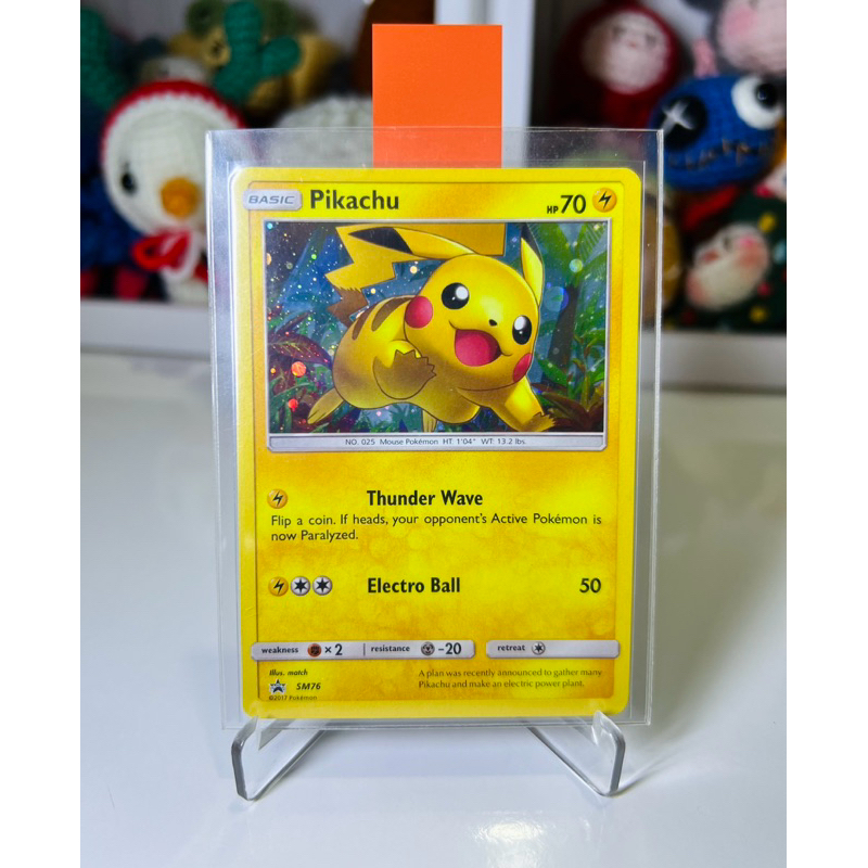 Thẻ Pokemon TCG Pikachu Holo Promo SM76 chính hãng