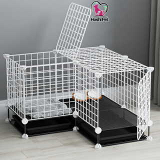 Chuồng nuôi thú cưng, chó, mèo, thỏ, chuột ghép đa năng nhiều kích thước Hoshi Pet