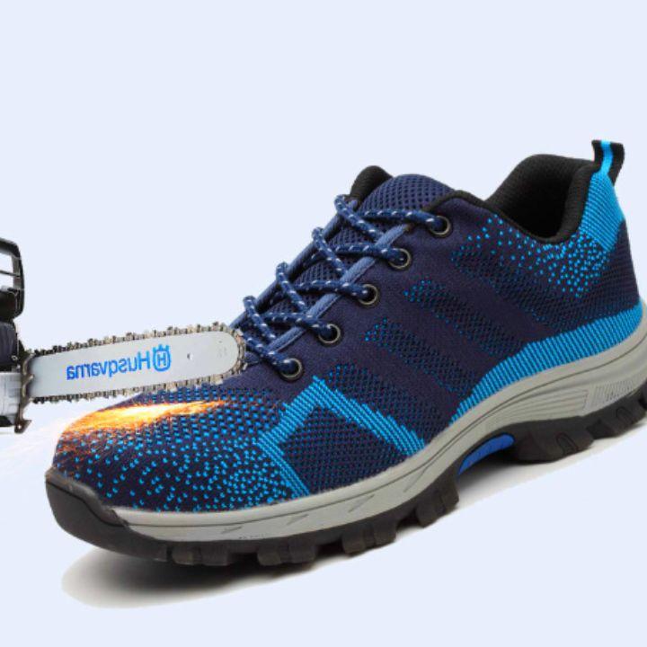 Giày công trình xây dựng Rodo Safety RD-02 bảo vệ đôi chân an toàn - mũi thép đế thép chống trượt tốt