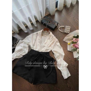 (SHOP NÀNG BÉO BIGSIZE 50KG ĐẾN 90KG ) set áo sơ mi đắp chéo và quần váy