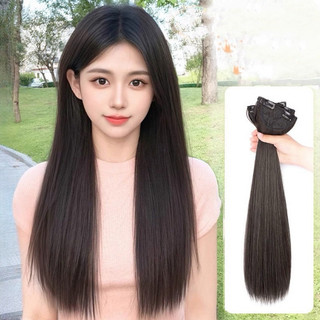 (ĐỌC KĨ MÔ TẢ) - SÉT 3 DÃY TÓC KẸP THẲNG 60-65CM