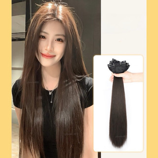(ĐỌC KĨ MÔ TẢ) - SÉT 3 DÃY TÓC KẸP THẲNG 60-65CM