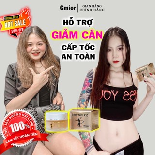 Combo 2 Kem Tan Mỡ Body Slim X10 Giảm Mỡ Bụng, Đùi, Bắp Chân,Băp Tay Béo Đâu Xịt Đó Nhanh An Toàn
