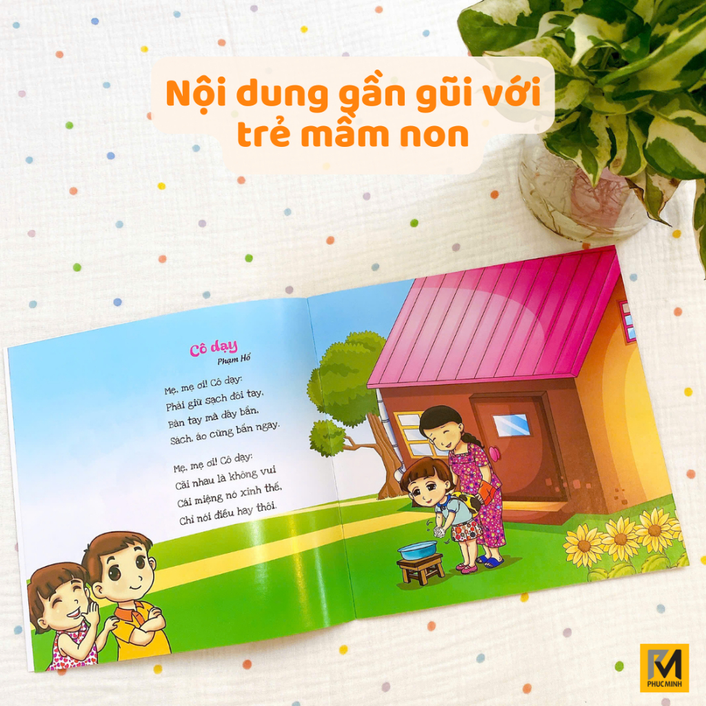 Sách Cho Bé Mầm Non - Bộ 8 Chủ Đề Bài Thơ - Bài Hát - Câu Đố Dành Cho Bé Từ 2 Tuổi