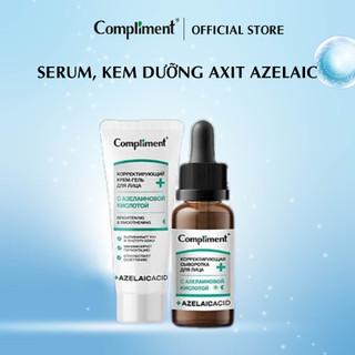  Serum và Kem dưỡng Compliment Axit Azelaic cho da dầu nhờn xỉn màu 27ml 