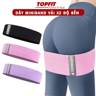 Dây Mini Band Aolike Đàn Hồi Kháng Lực Tập Mông Chân Đùi Siêu Bền Chính Hãng Topbody BAKLU01