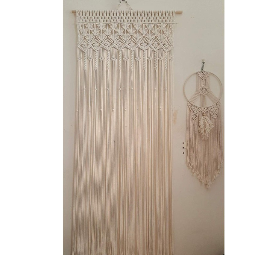 Rèm cửa trang trí Macrame