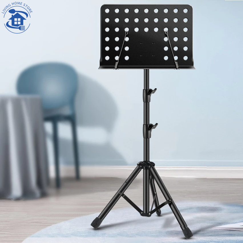 [🎆 Free shipping]Giá để sách nhạc bản nhạc học đàn guitar có thể gấp gọn kèm túi đựng và hộp