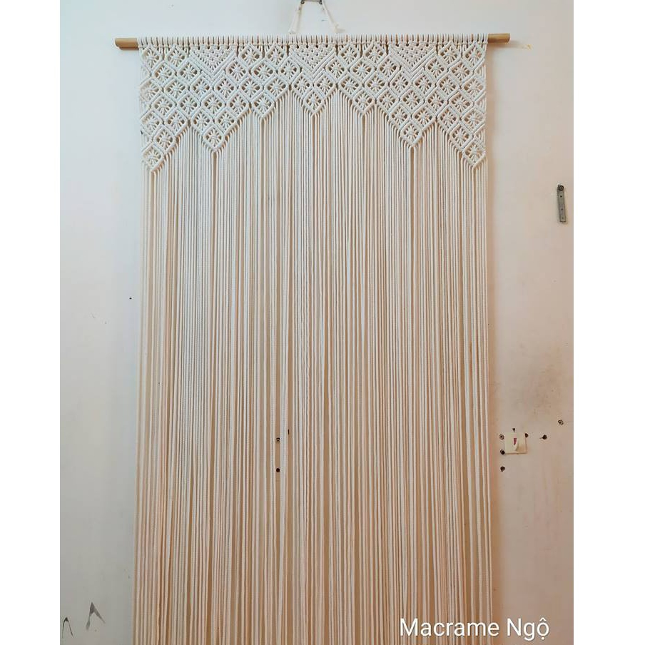 Rèm cửa, mành dây trang trí Macrame