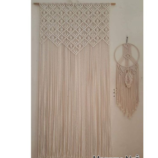 Macrame Rèm Cửa 90cm x 200cm