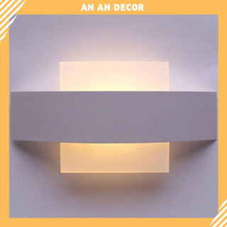 Đèn Led gắn tường mica hình vuông trang trí phòng ngủ, cầu thang GT-340 AL