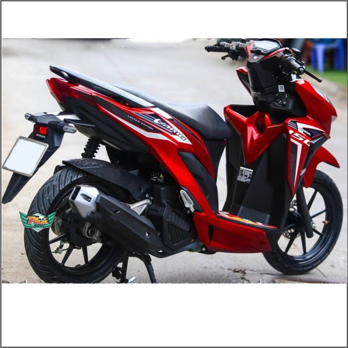 Tem Rời Vario đỏ đen trắng tổ ong (X)