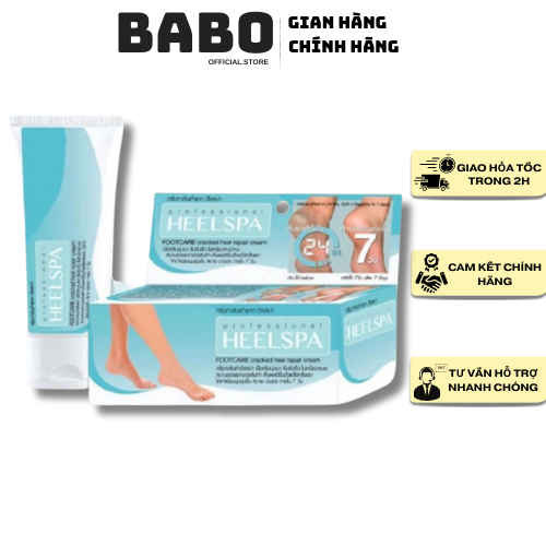 Kem giảm nứt gót chân Heelspa Mustela giúp da mịn màng Thái Lan