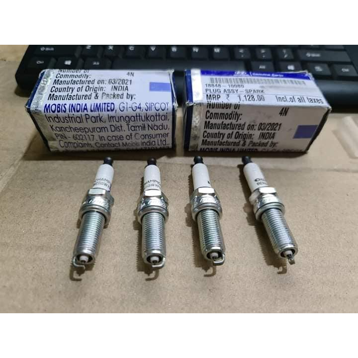 Bugi đánh lửa xe Hyundai I10 Grand chân kim platium [ HÀNG CHÍNH HÃNG ]