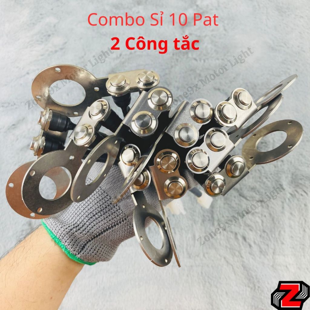 Combo 10 Pat 2 Công tắc Giá Sỉ Dây dài 15 - 30cm | Zone9x