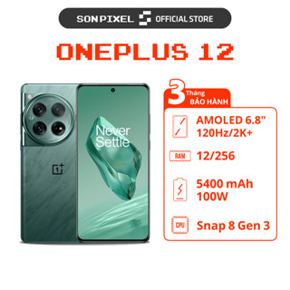 Điện Thoại OnePlus 12 Chip Snapdragon 8 Gen 3, Ram 16GB/512GB Chơi Mọi Thể Loại Game. SonPixel