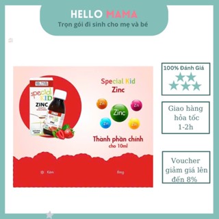 Siro Special Kid Zinc - Bổ sung kẽm cho trẻ đề kháng kém, biếng ăn, kém ăn, tiêu chảy - 125ml