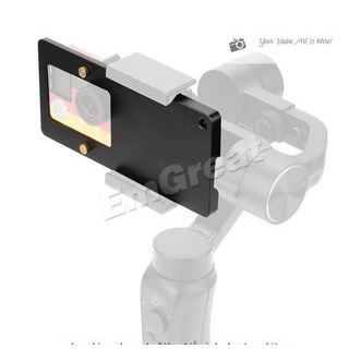 Khung Kẹp CAMERA ACTION lên GIMBAL
