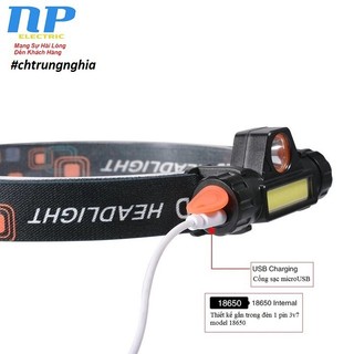 [Chống Nước IP68] ĐÈN PIN LED CREE Q5 + LED COB - CÓ HÍT