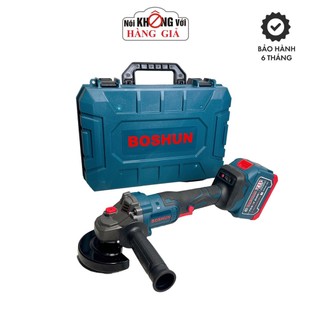 Máy Mài Pin BOSHUN BS-AG100BL Không Chổi Than 2 Pin 15 Cell [Mẫu Mới 2023]