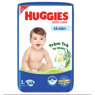  Tã dán Huggies size M76 L68 XL60 miếng 