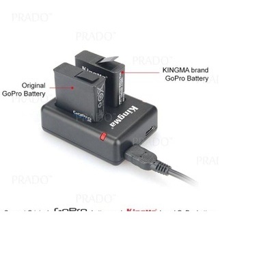 PIN VÀ 1 SẠC ĐÔI Kingma FOR GOPRO 5 6 7 8
