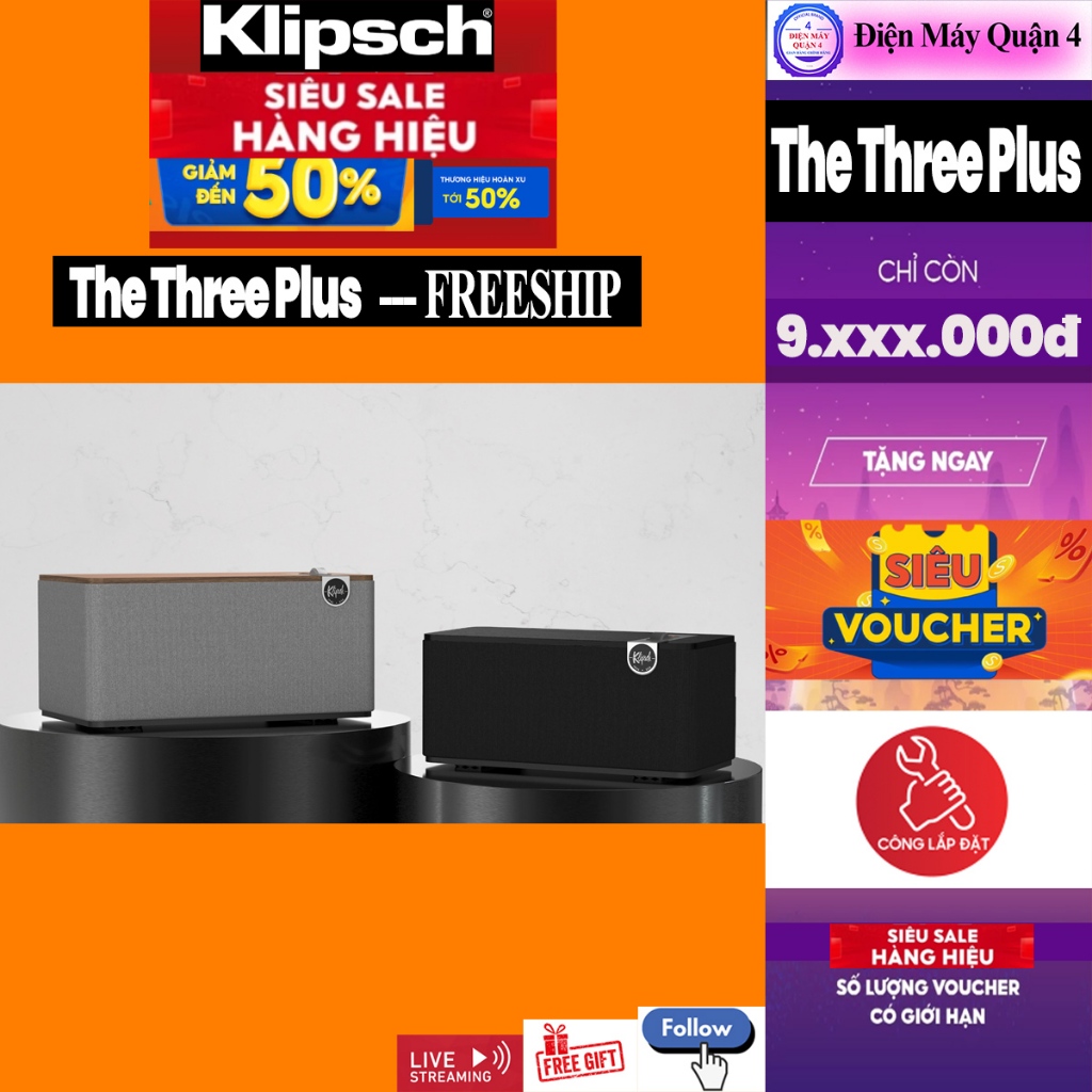 Loa Klipsch The Three Plus - Hàng chính hãng AnhduyAudio