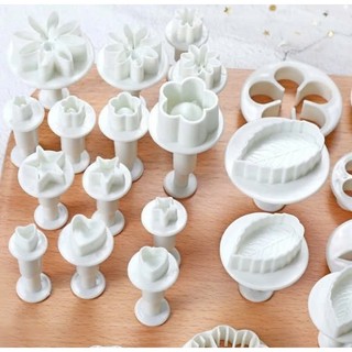 Bộ cutter 33 món làm cookie, tạo hình rau củ, bánh