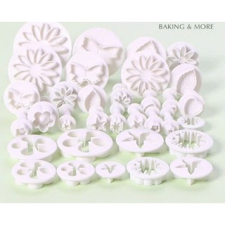 Bộ cutter 33 món làm cookie, tạo hình rau củ, bánh