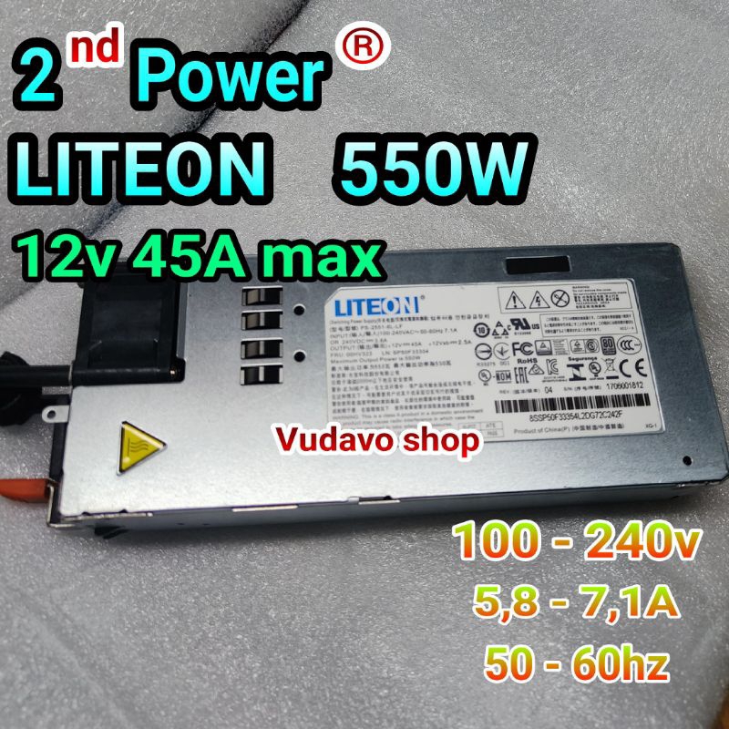 Nguồn server 12v 500w,  led, audio