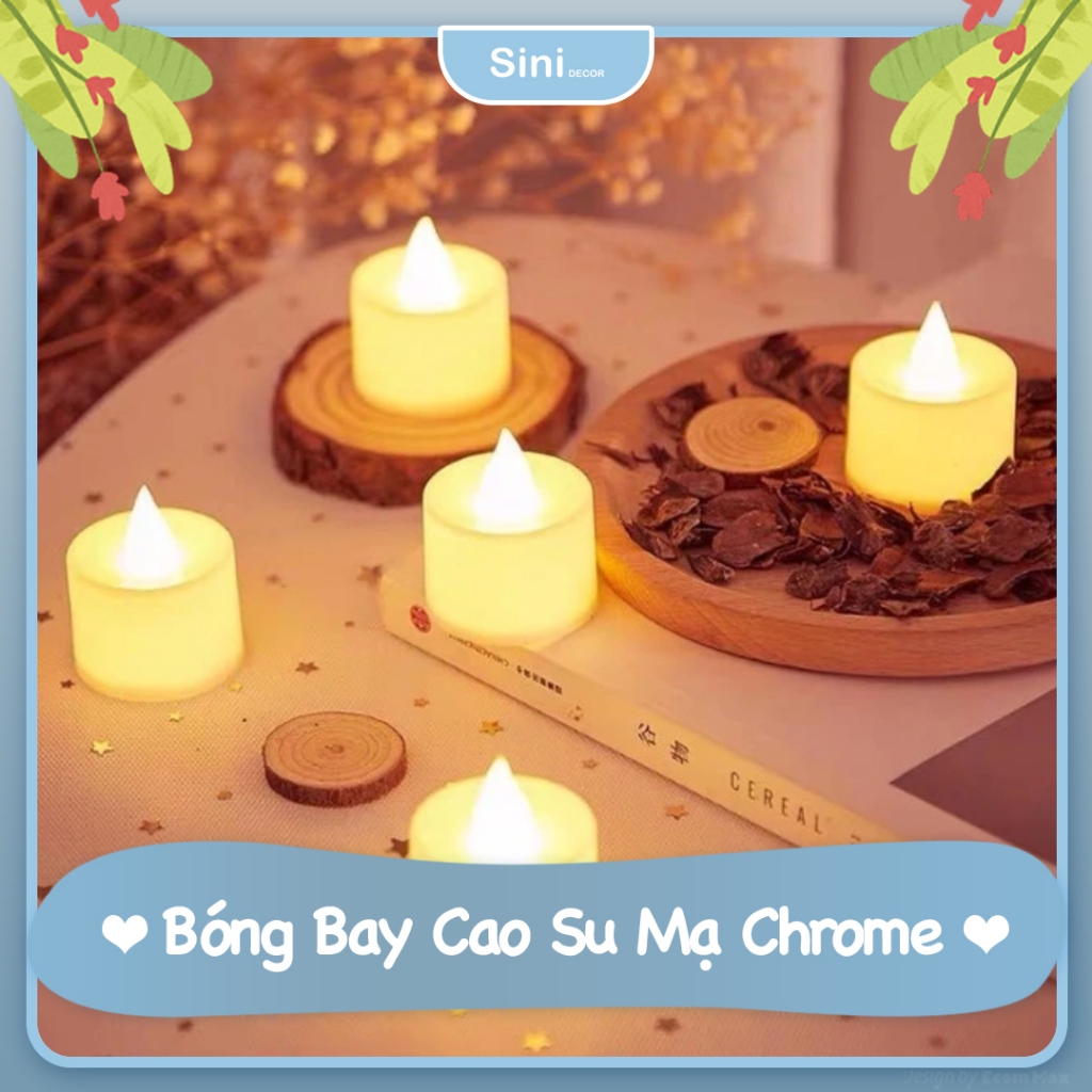 Nến Điện Tử Sini Decor - Nến Điện Trang Trí Sinh Nhật - Nến Điện Tử Mini LED