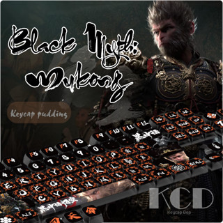  Bộ Keycap Pudding chủ đề Black Myth: Wukong xuyên led chất liệu PBT keycaps pudding sáng cực đẹp cực đẹp 