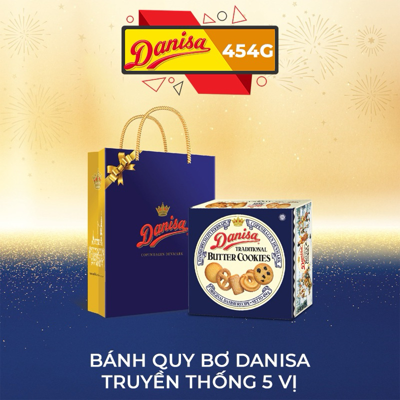 BÁNH QUY BƠ DANISA TRUYỀN THỐNG - 454G HỘP THIẾC