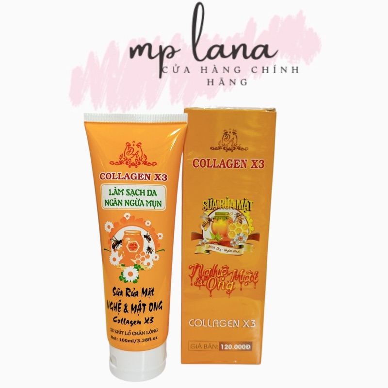 Sữa Rửa Mặt Nghệ x3