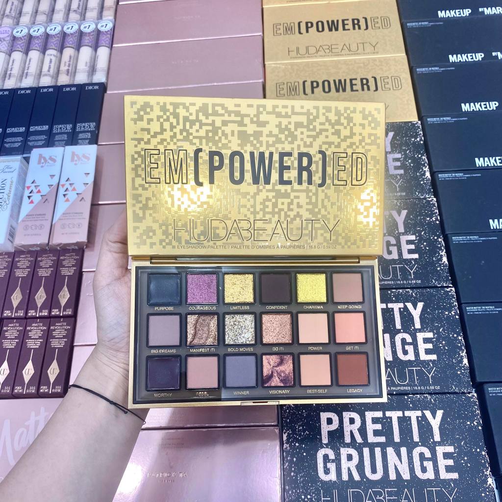 Huda Beauty - Bảng Phấn Mắt 18 Ô Huda Beauty Empowered Eyeshadow Palette 16.8g