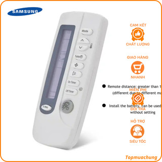 Điều khiển - Remote máy lạnh Samsung (Màn hình dọc)