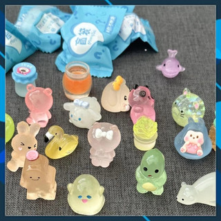  Set 100 Túi Mù Charm  Mini Dạ Quang Phát Sáng - Túi Kẹo Bóc Quà Bất Ngờ Họa Tiết Dễ Thương 