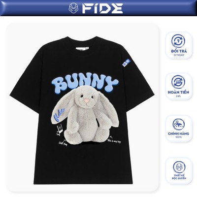 Áo thun FIDE BUNNY unisex form rộng cổ tròn BUNNY - AT34