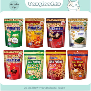 Snack Đậu Phộng Oishi 85gr Túi Zip [NEW] - Party Size Với 5 Hương Vị: Cốt Dừa - Mực Cay Giá Cực Rẻ 