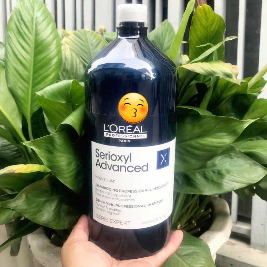 [Loreal] Dầu gội L'oreal Serioxyl Scalp Advanced làm dày và phồng tóc mỏng thưa rụng New 1500ml.....