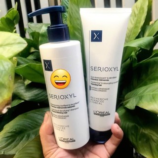 Dầu gội L'oreal 250ml Serioxyl Scalp Advanced làm dày và phồng tóc mỏng thưa rụng  250ml