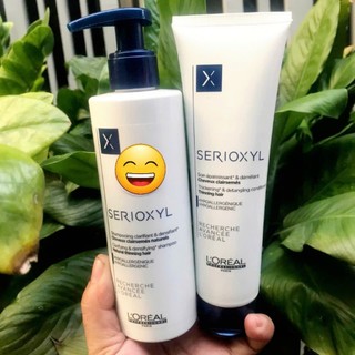 Dầu gội L'oreal 250ml Serioxyl Scalp Advanced làm dày và phồng tóc mỏng thưa rụng  250ml