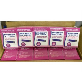 Que thử đường huyết Prodigy 50 que chính hãng