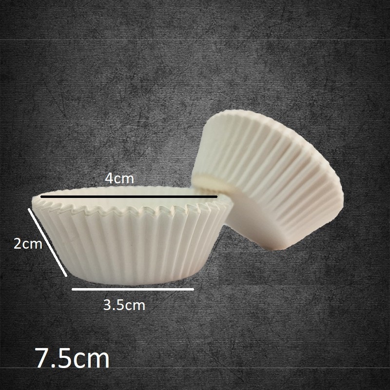 Chén giấy 7,5cm trắng (1000 cái)