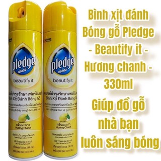 Chai xịt bóng gỗ pledge
