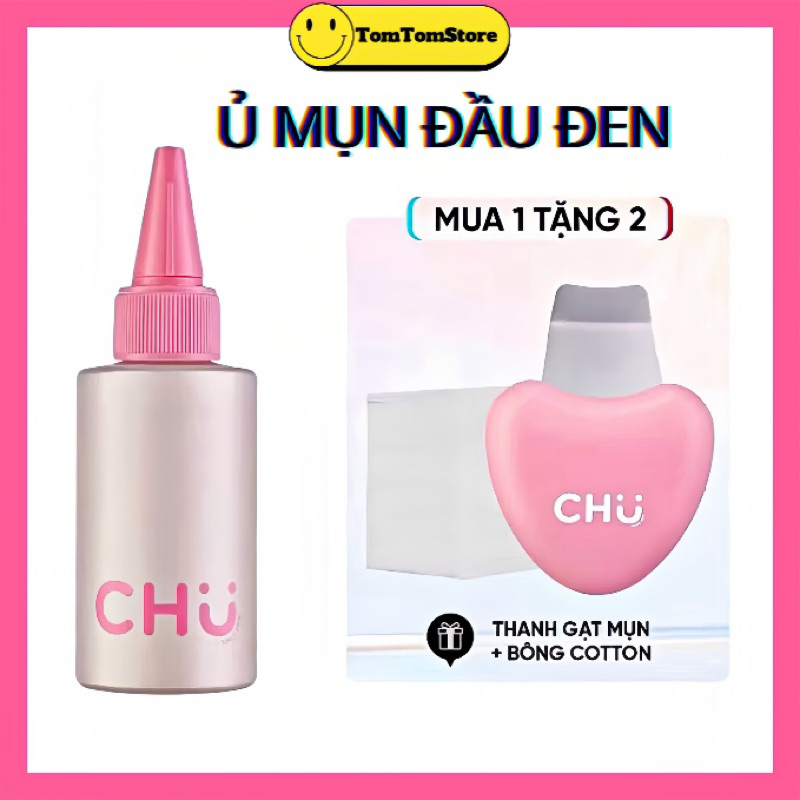 Ủ mụn đầu đen Remover Black head Chu lột sạch mụn ở mũi mặt làm thông thoáng lỗ chân lông giúp da mị
