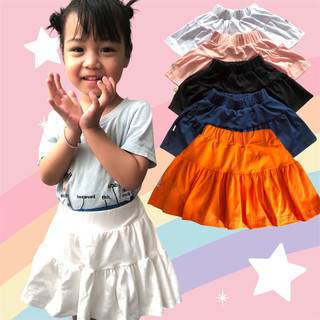 Chân váy trẻ em cotton Hàn quốc có quần bảo hộ trong,váy xoè bé gái