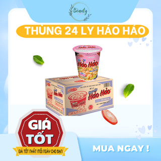 [GIÁ TỐT NHẤT] Thùng 24 ly mì Handy HẢO HẢO Tôm Chua Cay 67g