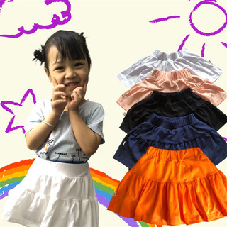 Chân váy trẻ em cotton Hàn quốc có quần bảo hộ trong,váy xoè bé gái